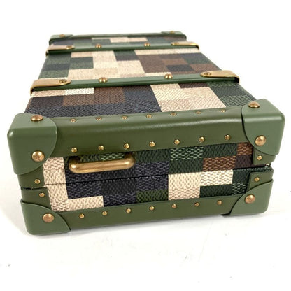 Louis Vuitton Shoulder Bag Neo Wallet Trunk Leather Khaki
