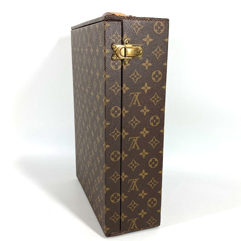 Louis Vuitton Handbag Wine Case Monogram Canvas Brown