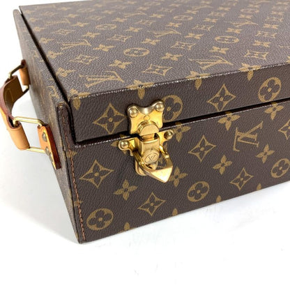 Louis Vuitton Handbag Wine Case Monogram Canvas Brown