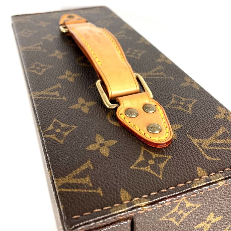 Louis Vuitton Handbag Wine Case Monogram Canvas Brown