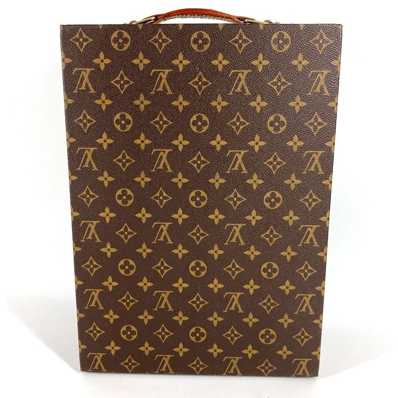 Louis Vuitton Handbag Wine Case Monogram Canvas Brown
