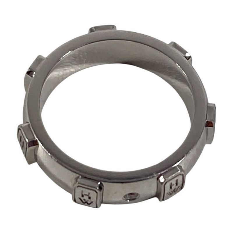 Harry Winston Ring HW Logo Band Silver