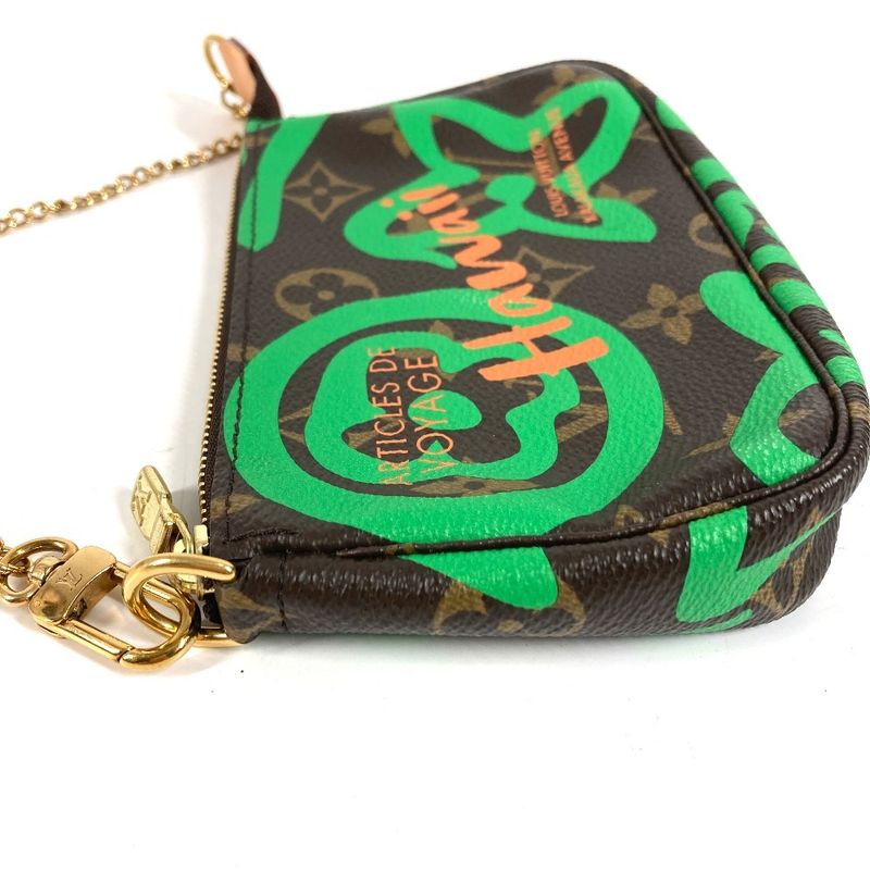 Louis Vuitton Pouch Mini Pochette Monogram Canvas Brown
