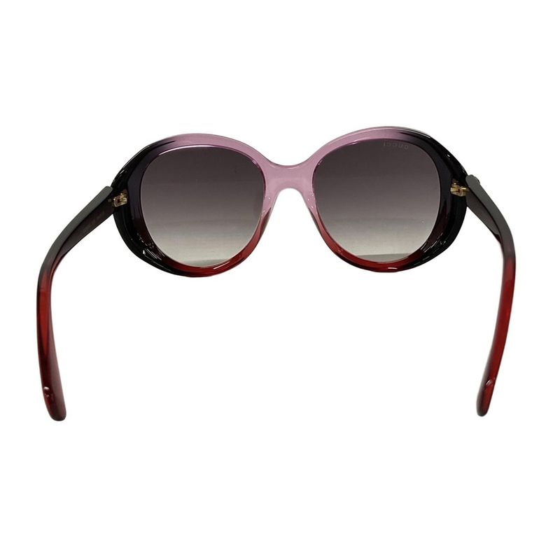 Gucci Sunglasses Black Pink Red Interlocking Bee Eyewear