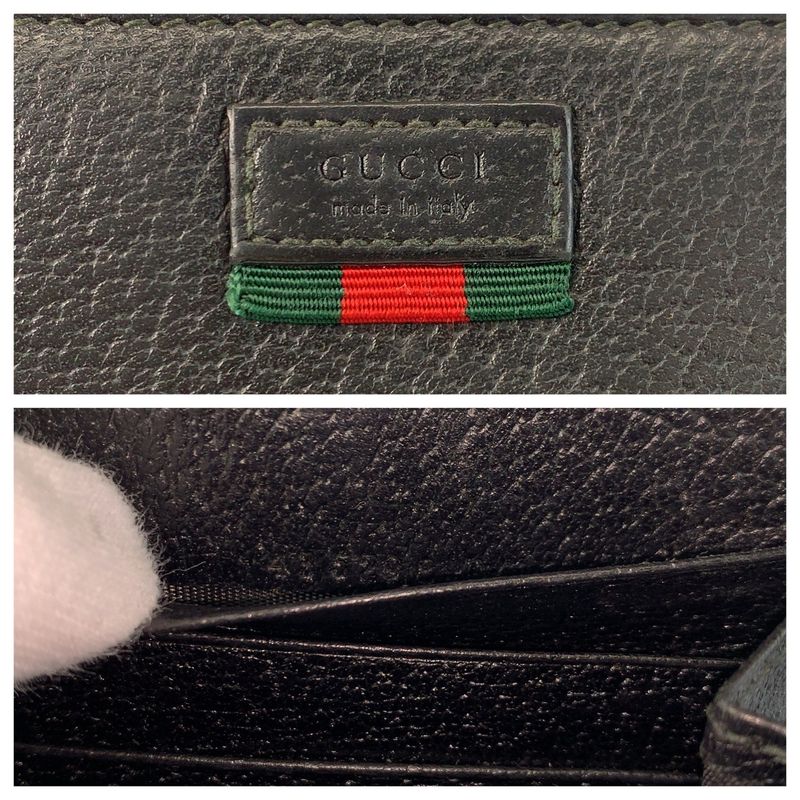 Gucci Sherry Wallet Wallets Black