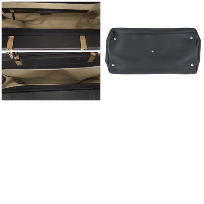 Gucci Bamb Double Tassel Black Gold Leather Handbag