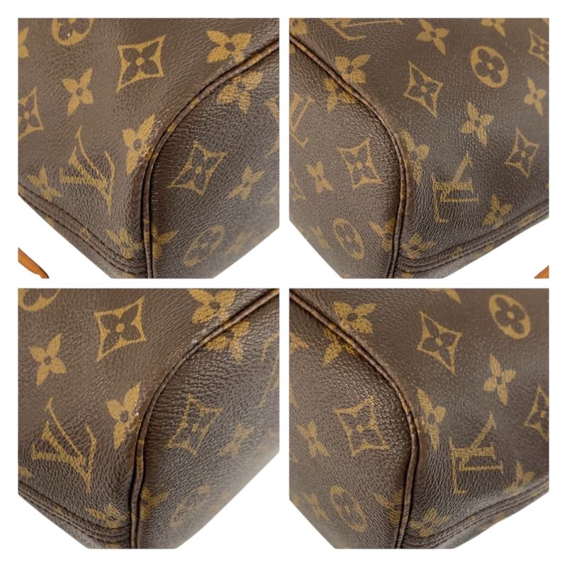 Louis Vuitton Monogram Neverfull PM Brown Gold Tote