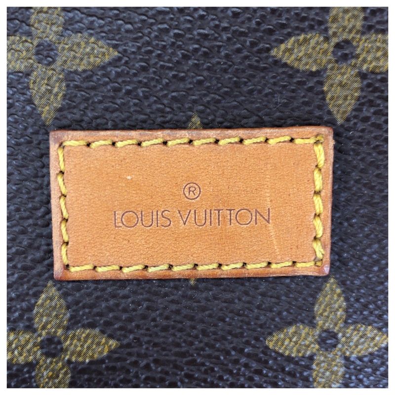 Louis Vuitton Monogram Saumur 35 Brown Gold Leather Shoulder Bag