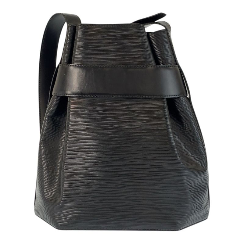 Louis Vuitton Epi Sac Depot PM Black Leather Shoulder Bag