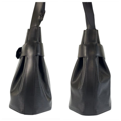 Louis Vuitton Epi Sac Depot PM Black Leather Shoulder Bag