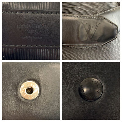 Louis Vuitton Epi Sac Depot PM Black Leather Shoulder Bag