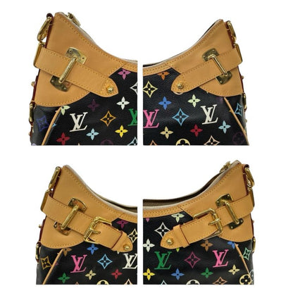Louis Vuitton Monogram Multicolor Greta Black Gold Leather Shoulder Bag