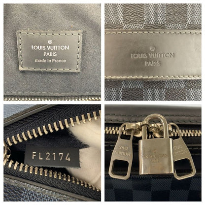 Louis Vuitton Damier Ecobalt Porto Document Man Business Black Briefcase Handbag
