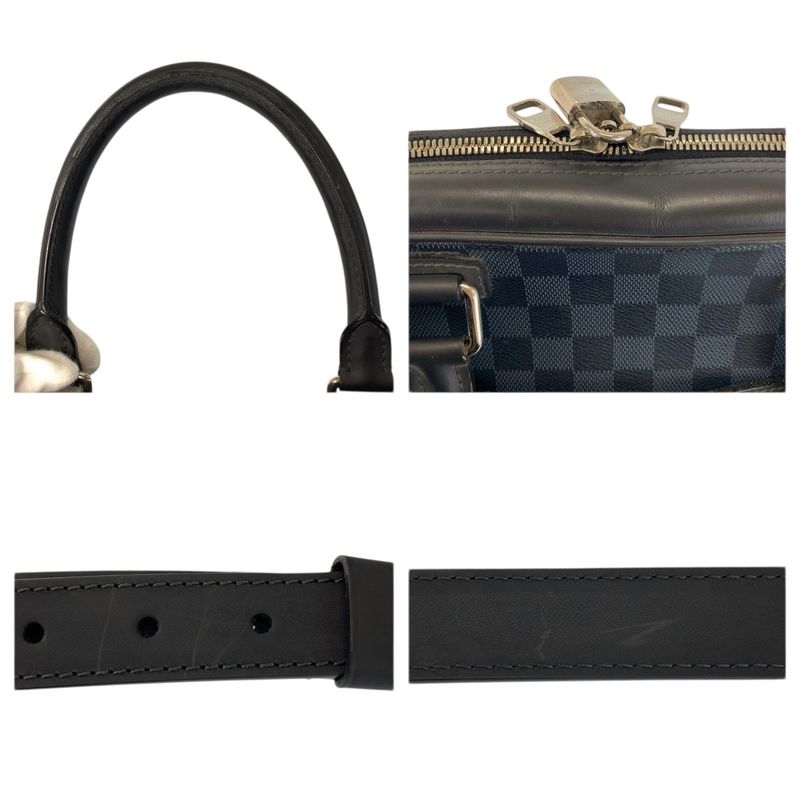 Louis Vuitton Damier Ecobalt Porto Document Man Business Black Briefcase Handbag