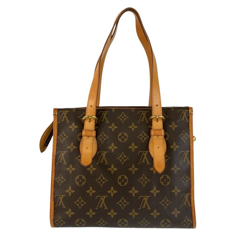 Louis Vuitton Monogram Popincourt Brown Gold Tote