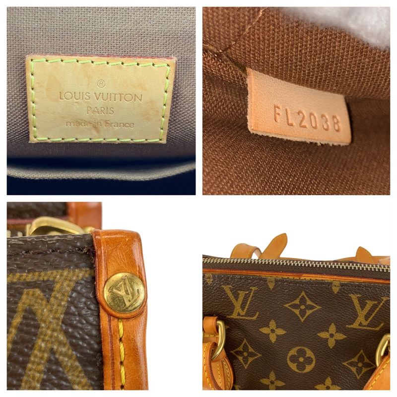 Louis Vuitton Monogram Popincourt Brown Gold Tote