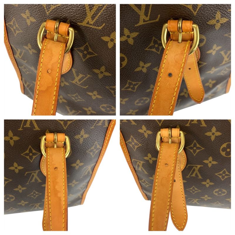 Louis Vuitton Monogram Popincourt Brown Gold Tote