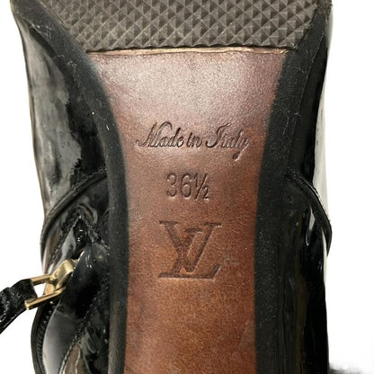 Louis Vuitton Short Boots 36.5 Black Leather