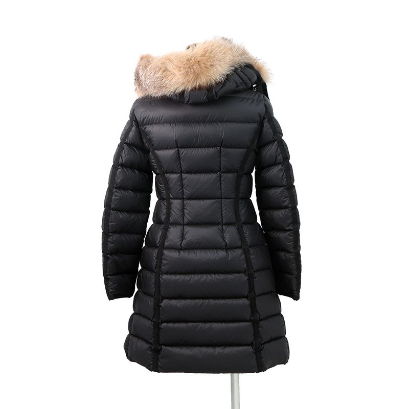 Moncler Mont Cles Down Coat Hermifur Nylon 0 Black