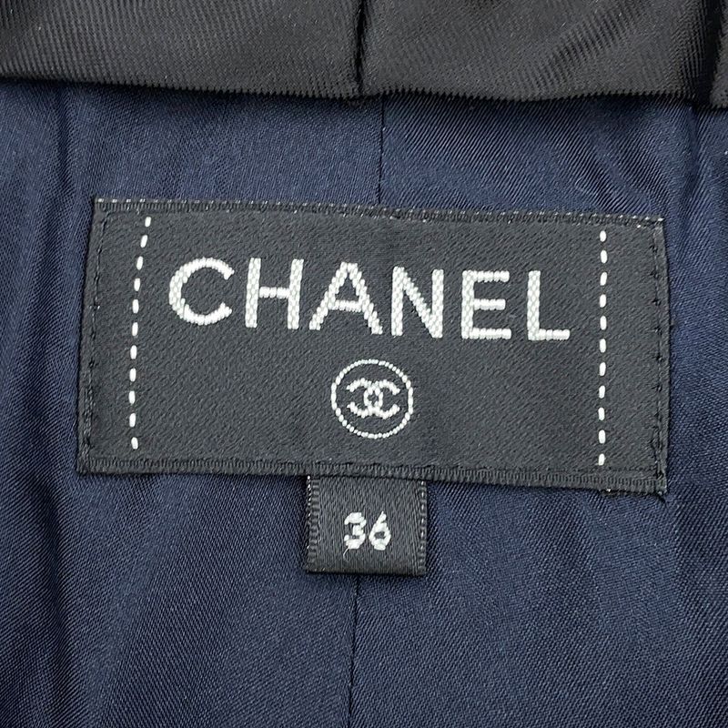 Chanel Pants CC Logo Tweed Shorts 36