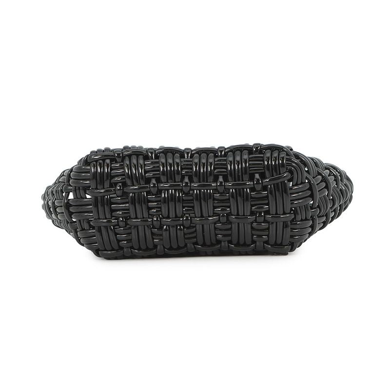 Balenciaga Bistro Xxs Patent 2-Way Shoulder Bag Black