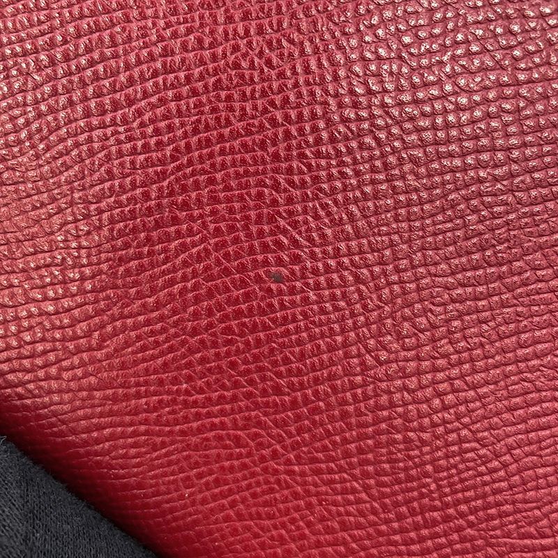 Hermes Wallet Kelly Long Rouge Grena Gold Epsom