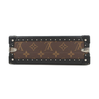 Louis Vuitton Shoulder Bag Monogram Macassar Clutch Box Black