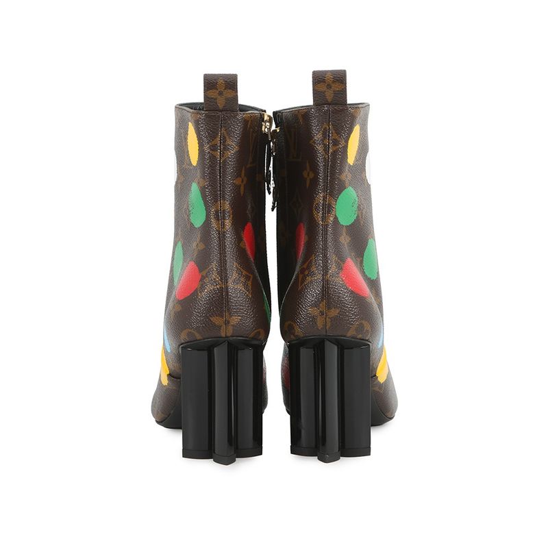 Louis Vuitton Boots LV Yk Silhouette Line Ankle 36 Short