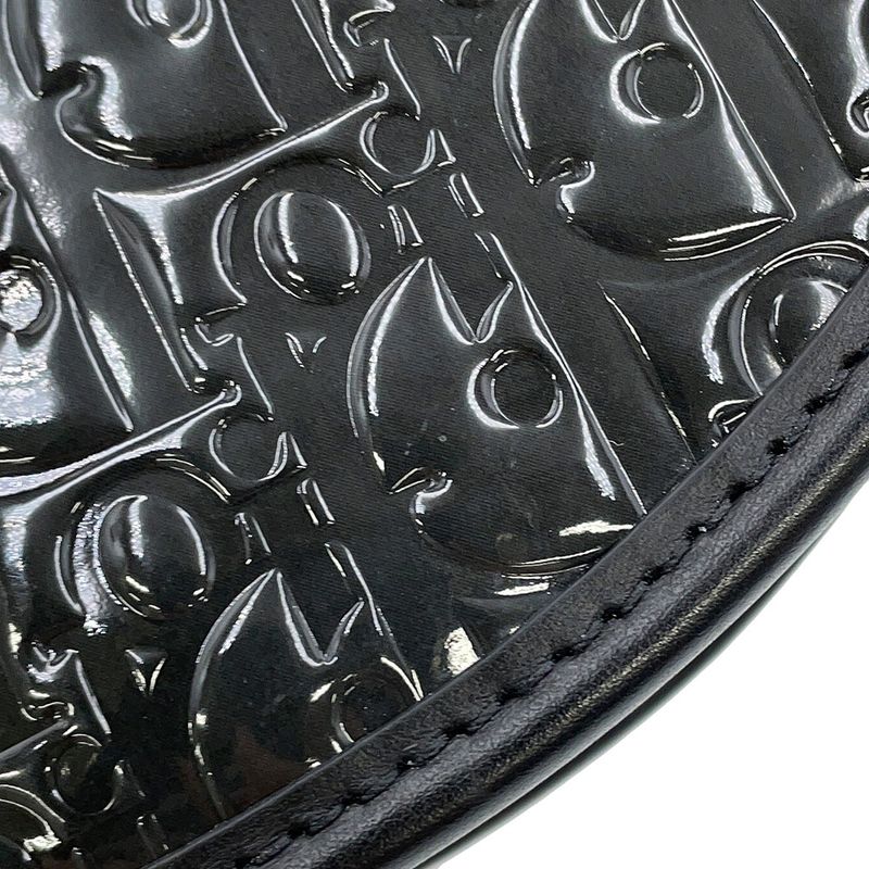 Dior Shoulder Bag Gallop Mini Patent Black