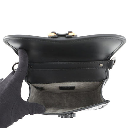 Dior Shoulder Bag Gallop Mini Patent Black