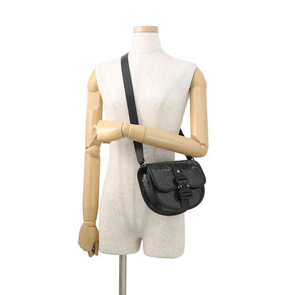 Dior Shoulder Bag Gallop Mini Patent Black
