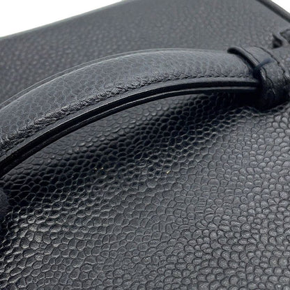 Chanel Vanity CC Logo Caviar Leather Vertical Pouch