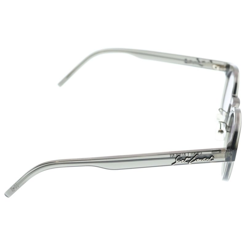 Saint Laurent Paris Temple Logo Wellington Sunglasses Eyewear Black