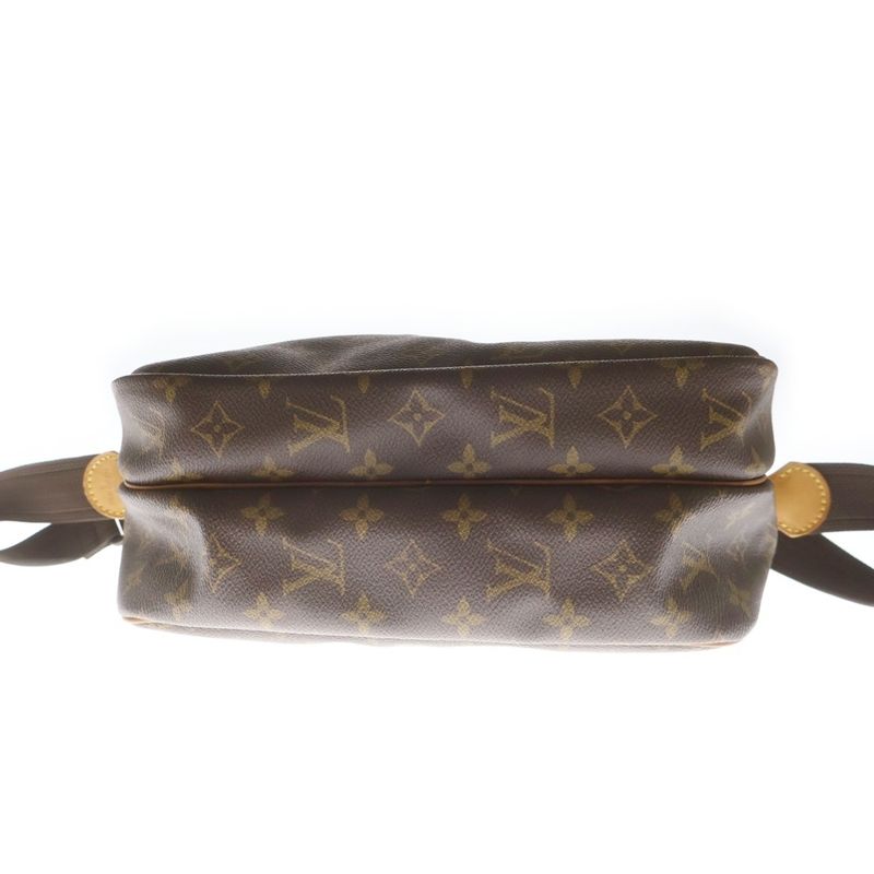 Louis Vuitton Reporter PM Monogram All Over Pattern Shoulder Bag Brown