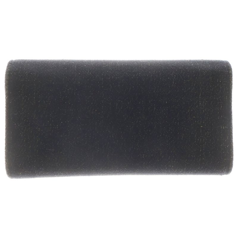 Chanel Deauville Bifold Wallet Navy Cotton Handbag