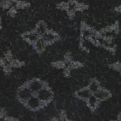 Louis Vuitton Echarpe Monogram Striped Wool Knit Scarf Gray