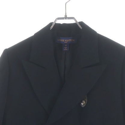 Louis Vuitton Double Presto Chesterfield Coat Black