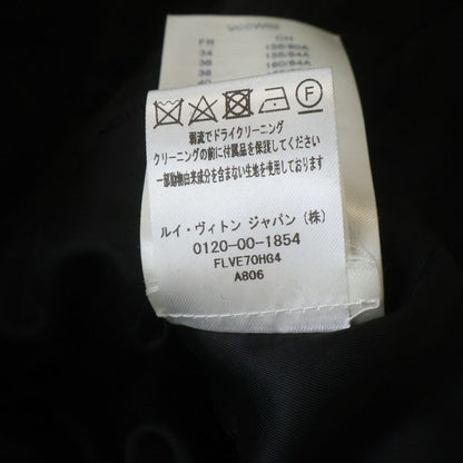 Louis Vuitton Double Presto Chesterfield Coat Black