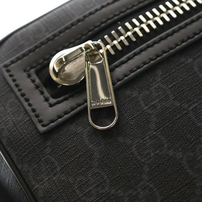 Gucci GG Supreme Waist Bag Black Leather