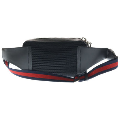 Gucci GG Supreme Waist Bag Black Leather