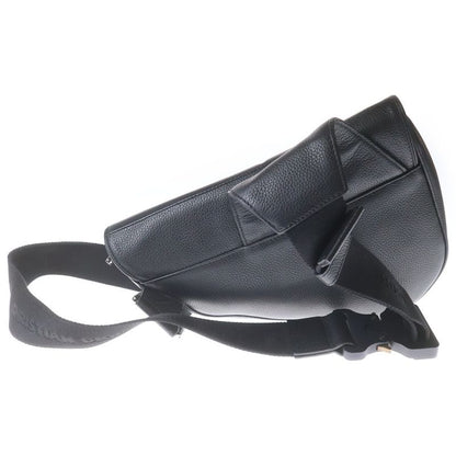 Dior Shawn Stussy Saddle Printed Leather Cross Bag Black