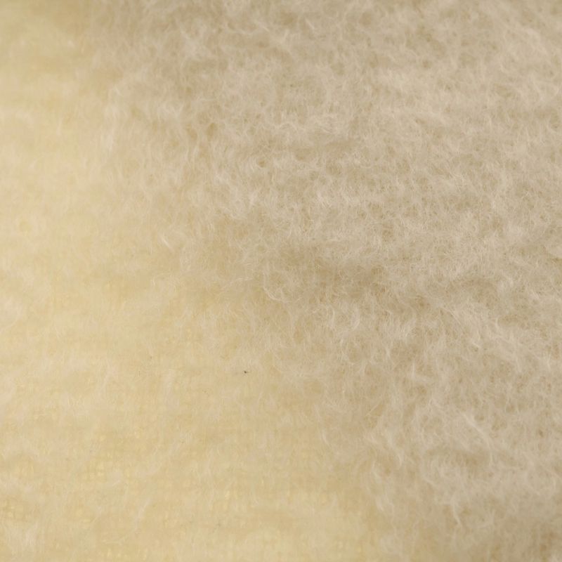 Loewe Logo Anagram Fringe Scarf Mohair Wool Ivory