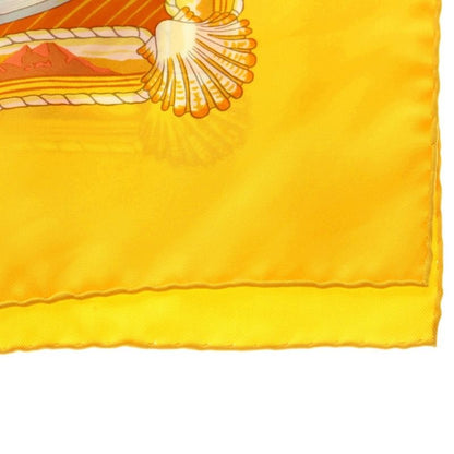 Hermes Carre 90 Iles Vanikoro OU de la Perouse Scarf Yellow