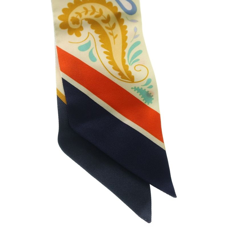 Hermes Scarf Twilly Cheetah Bandana Multicolor