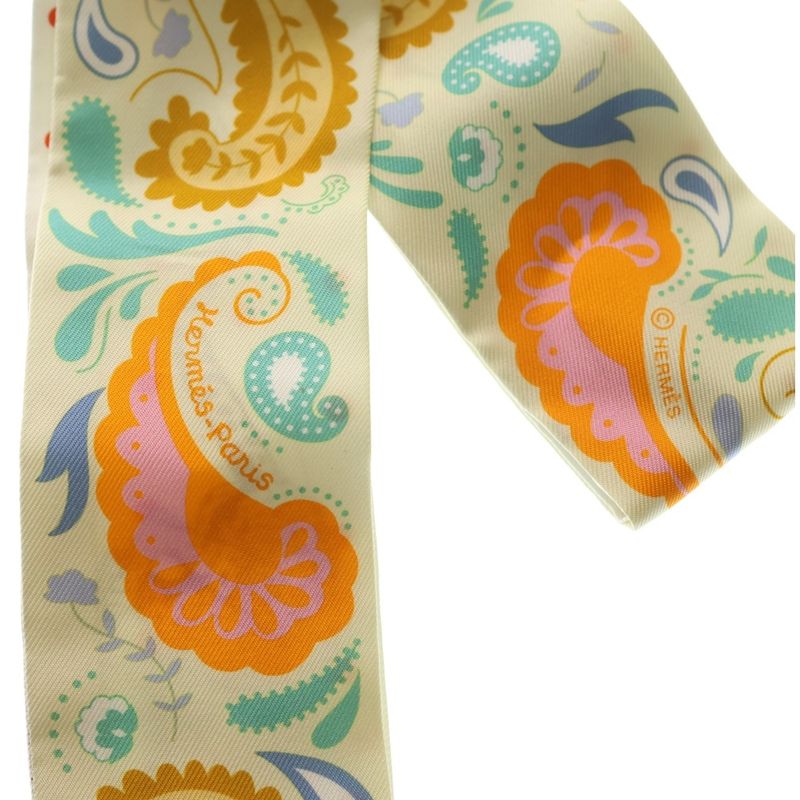 Hermes Scarf Twilly Cheetah Bandana Multicolor