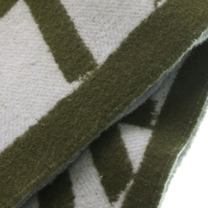 Loewe Logo Leather Patch Side Edge Two Scarf