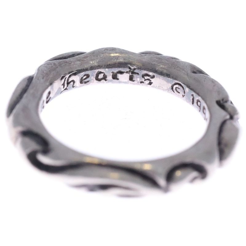 Chrome Hearts Scrl Band Scroll Silver Ring