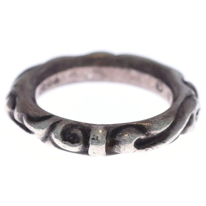 Chrome Hearts Scrl Band Scroll Silver Ring