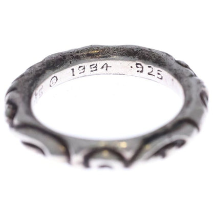 Chrome Hearts Scrl Band Scroll Silver Ring