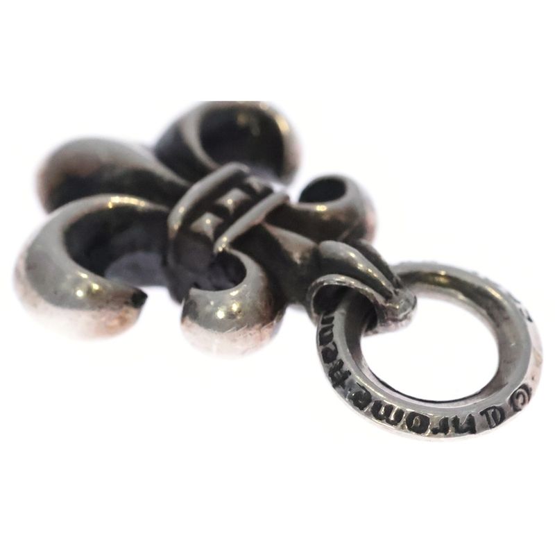 Chrome Hearts BS Fluer Charm BS Old Silver Necklace Top